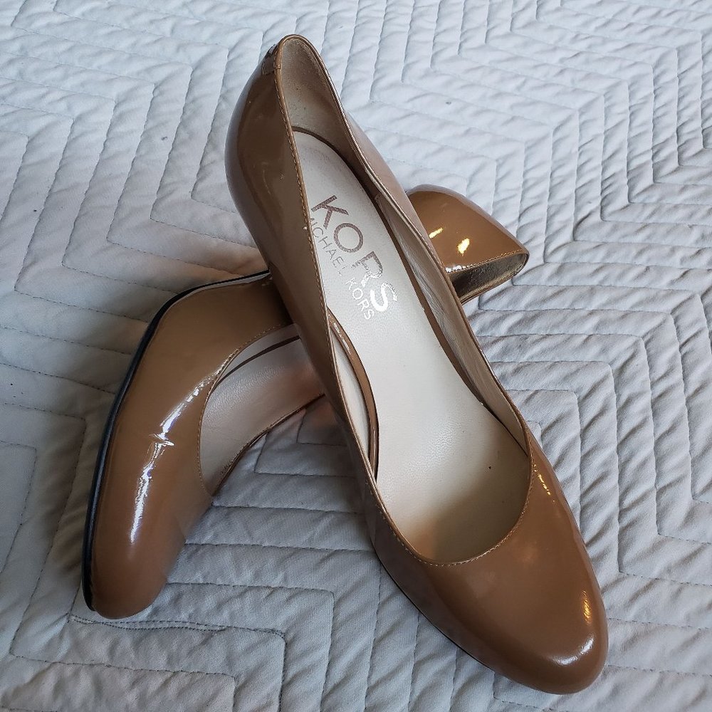 Michael Kors Tan Leather Soles 9M 9 Designer Heel